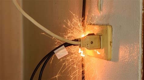 can a metal electrical box sparking|what happens when electrical sparks happen.